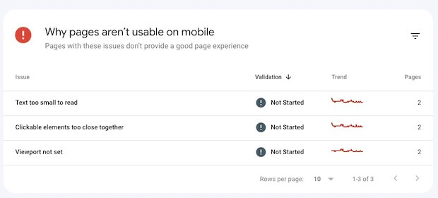21. Google Search Console Why Pages Aren't Usable on Mobile - OptinMonster Google Search Console Report on Why Pages Aren't Usable on Mobile