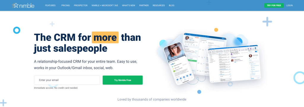 Nimble CRM - Best CRM for Small Business