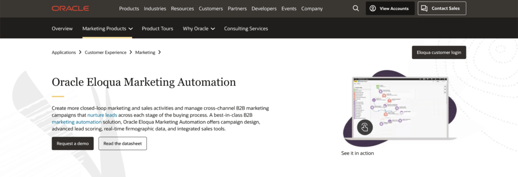 Marketing Automation Tools - Oracle
