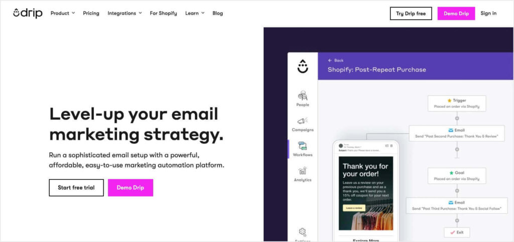 drip-homepage - OptinMonster Drip