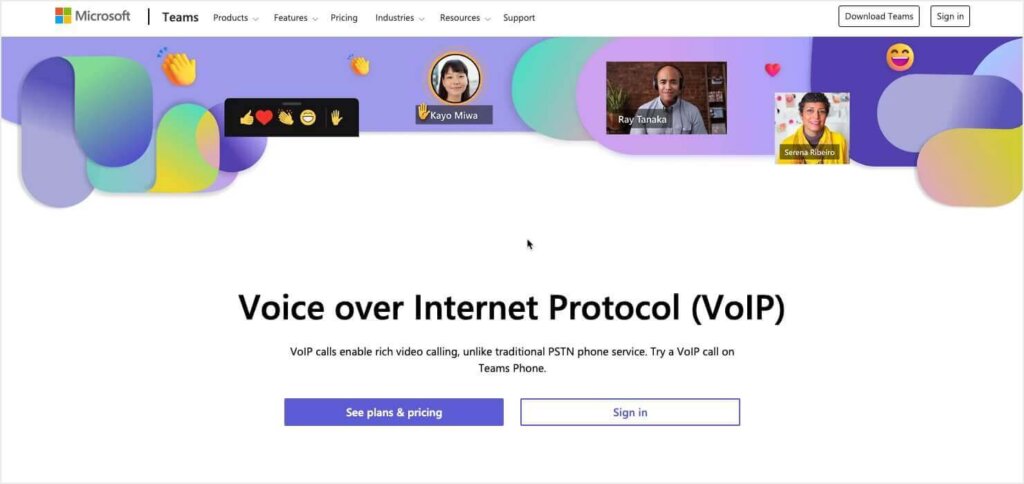 microsoft-teams-voip-business-internet-phone - OptinMonster Microsoft Teams VoIP -on of the best internet business phone services