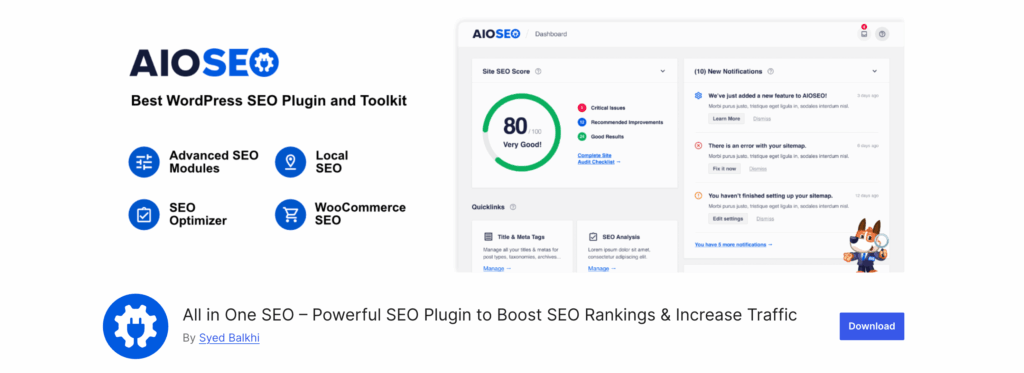 AIOSEO - Best WordPress Plugins
