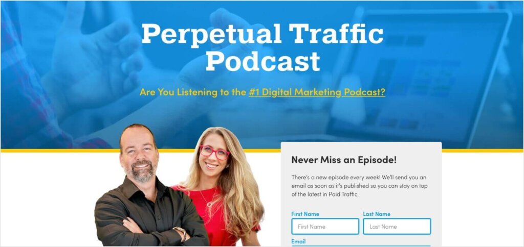 Perpetual Traffic Podcast for Marketers