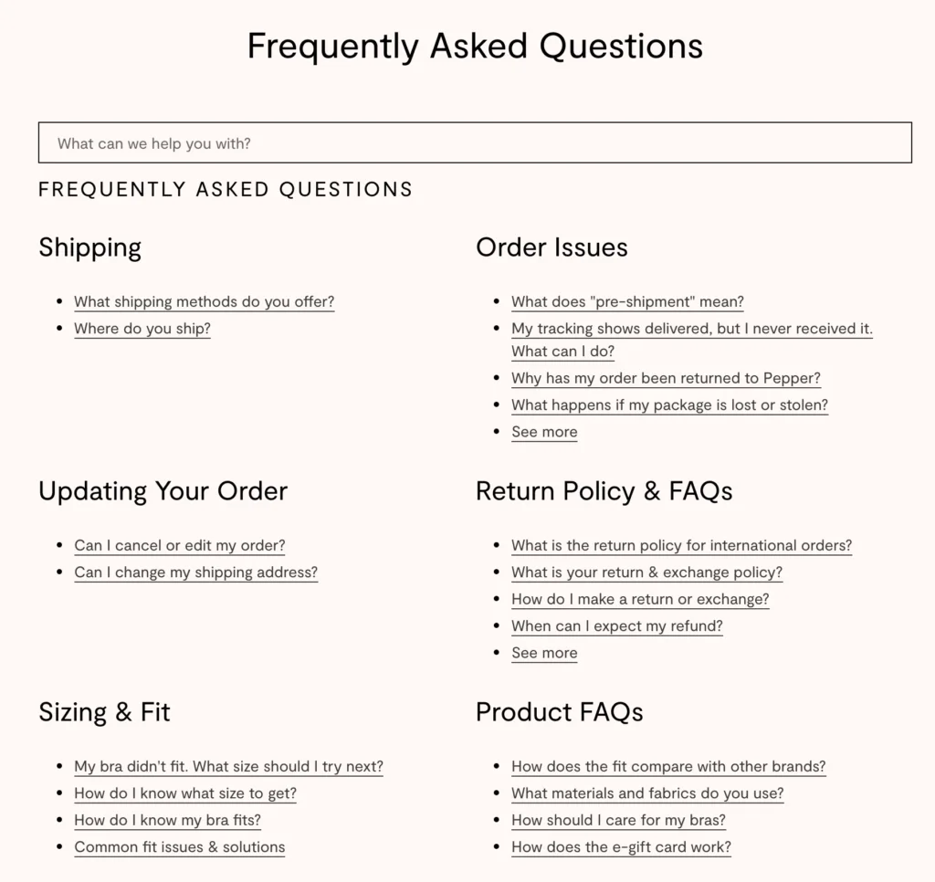 Cover-a-Range-of-FAQs-ecommerce-best-practices - OptinMonster