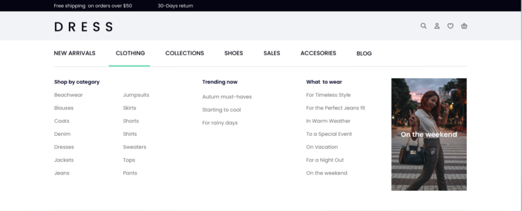 Keep-Navigation-Simple-eCommerce-best-practices-2 - OptinMonster