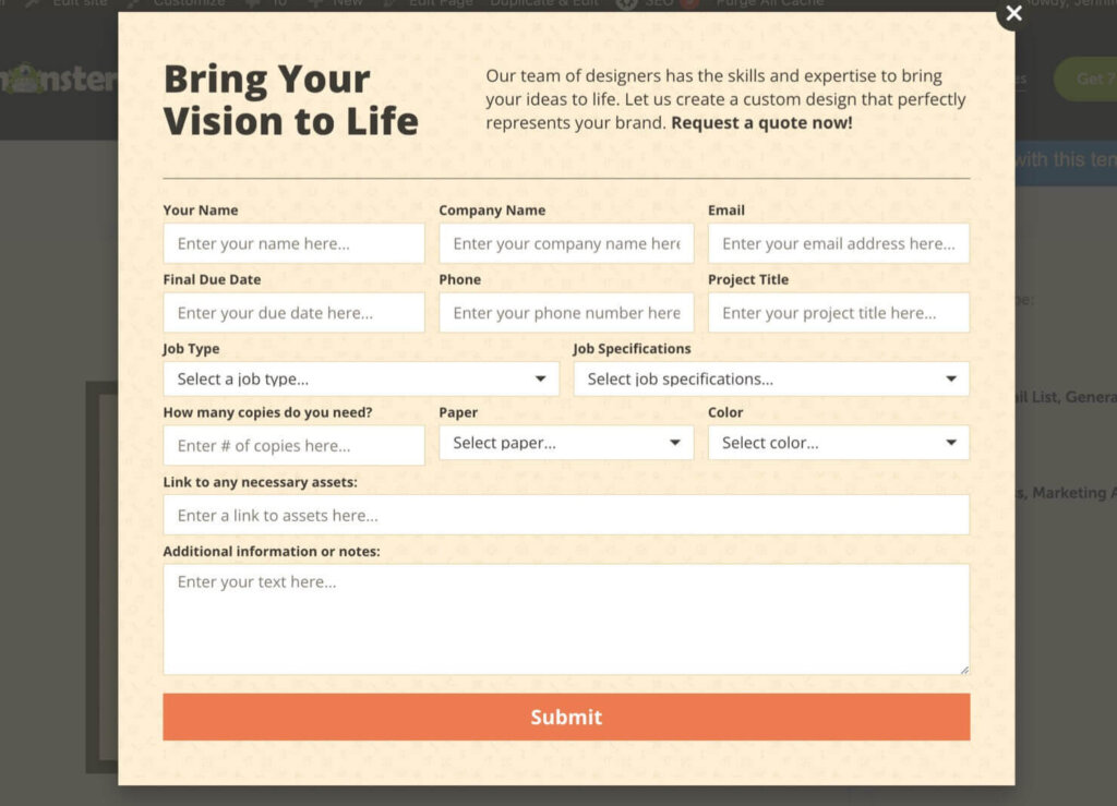 optinmonster-request-a-quote-popup - OptinMonster