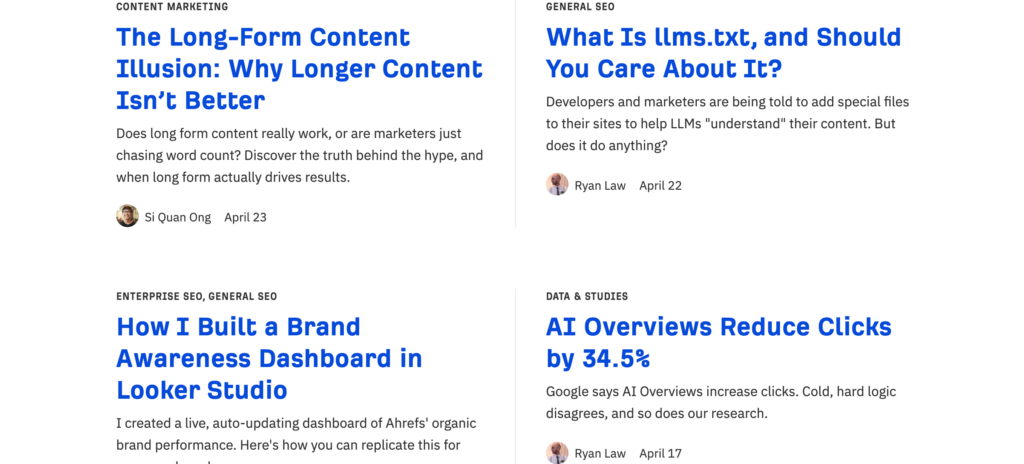 content-marketing-examples-Ahrefs - OptinMonster