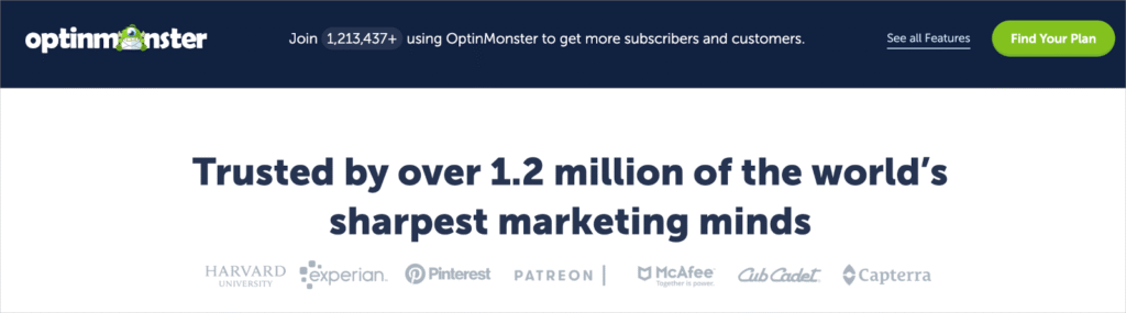 OptinMonster user count