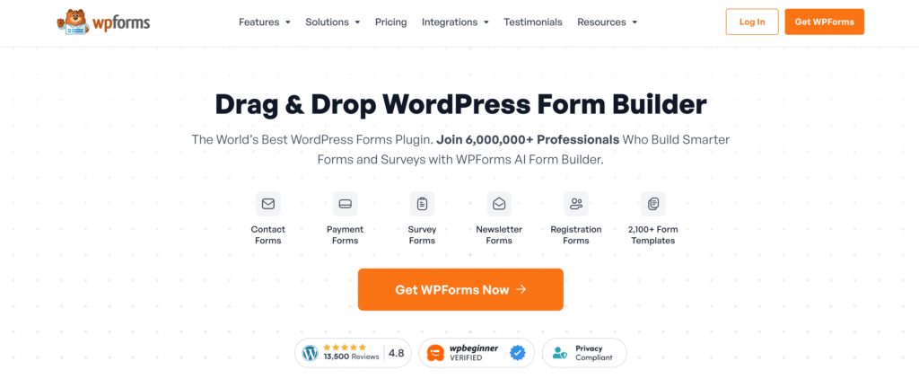 WPForms - lead generation software