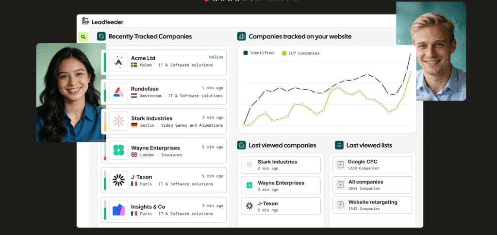leadfeeder - lead generation tool