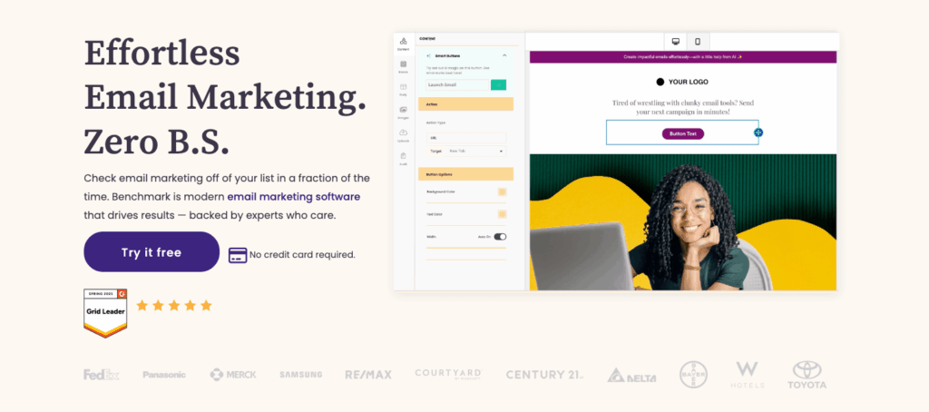 Benchmark - best email automation software