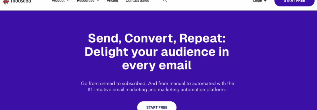 Moosend - email automation software