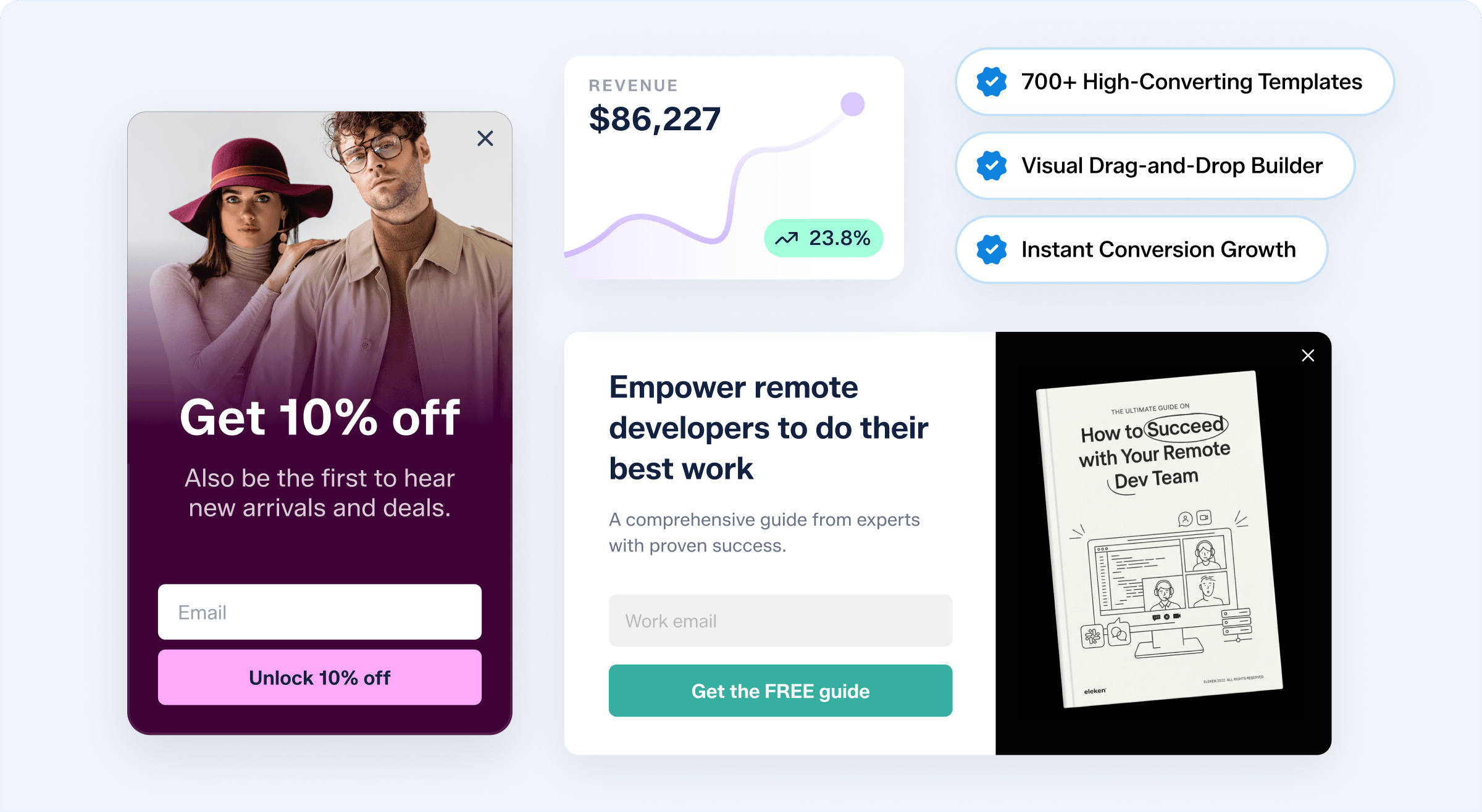 Popups example