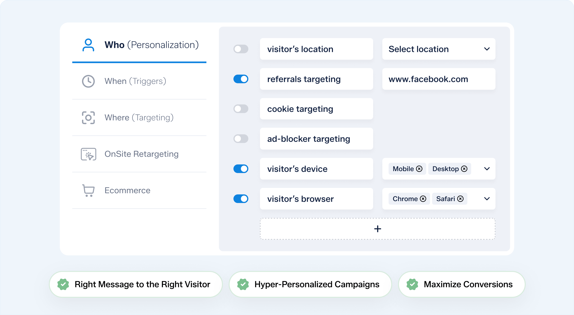 Targeting example