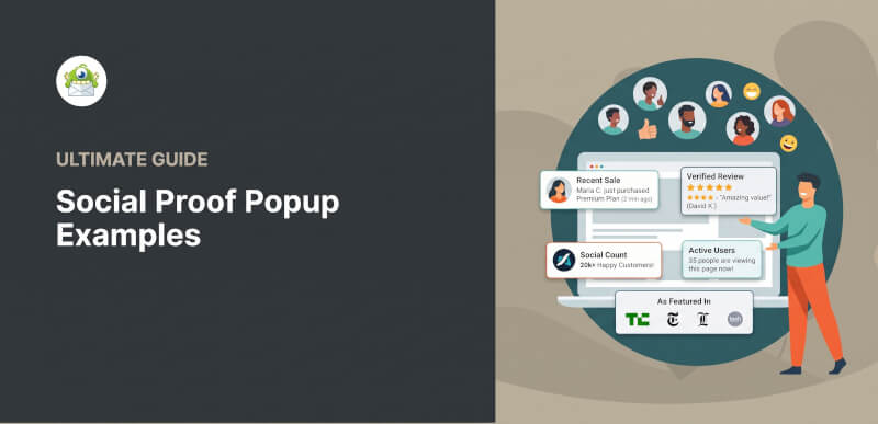 Social proof popup examples