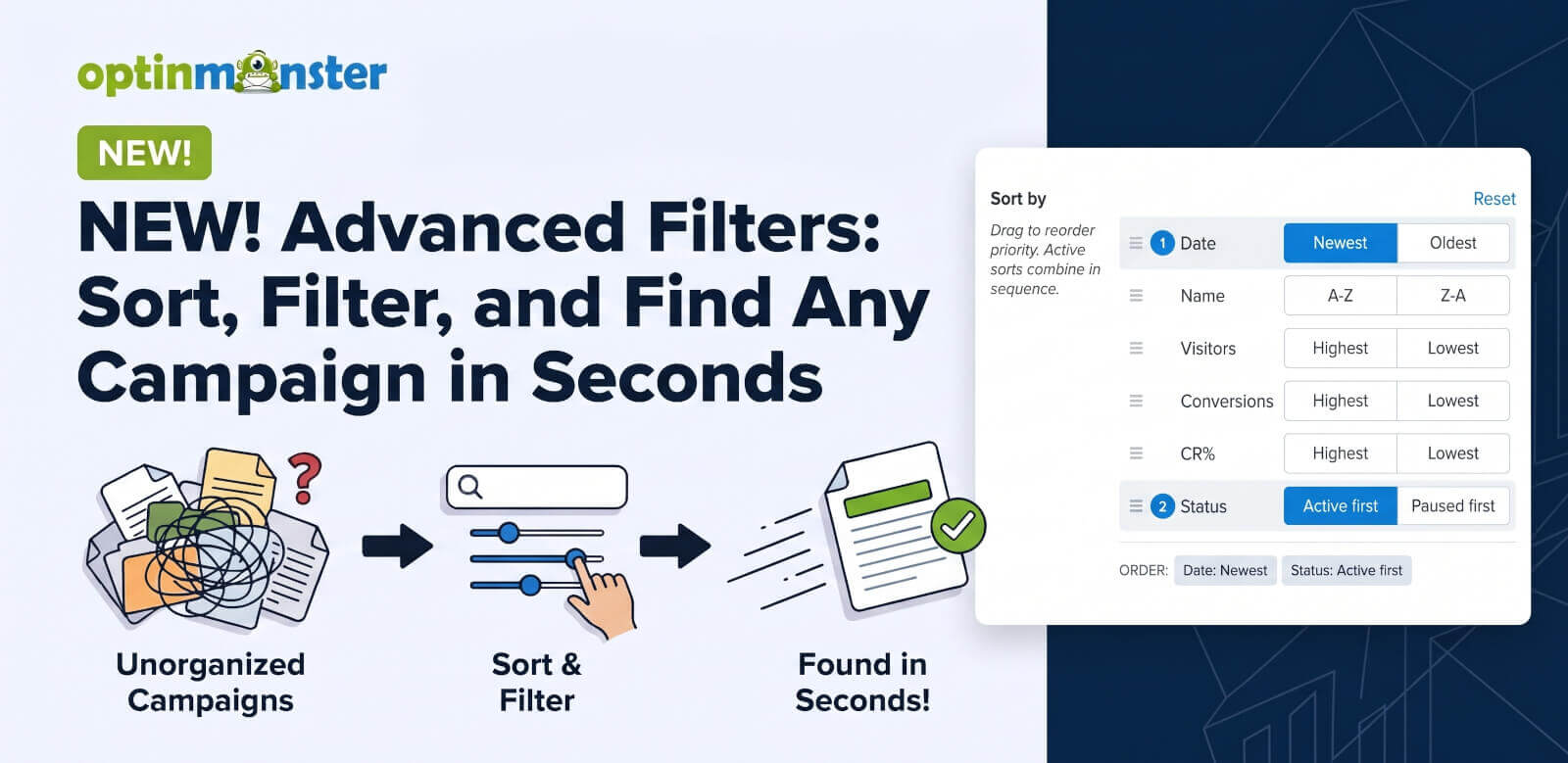 Announcing Advanced Filters for OptinMonster
